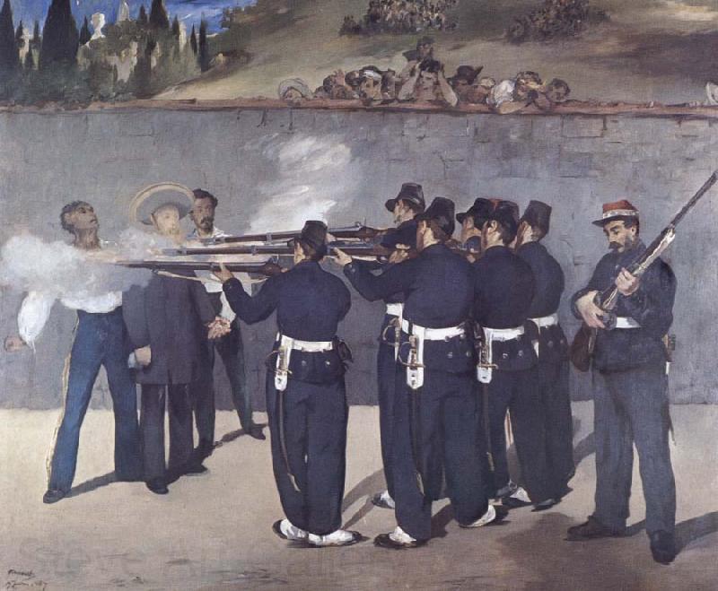 Edouard Manet The execution of Emperor Maximiliaan